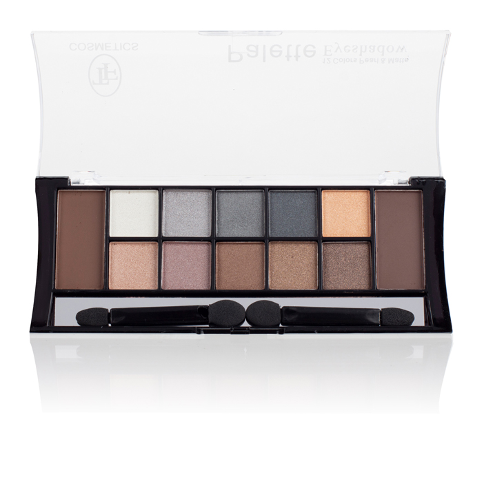 Палитра теней для век из 12 цветов COLOR PALETTE EYESHADOW PERAL & MATTE