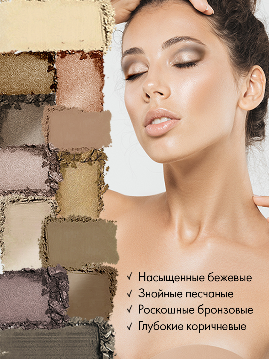 Палитра теней для век 12 NUDE PALETTE EYESHADOW