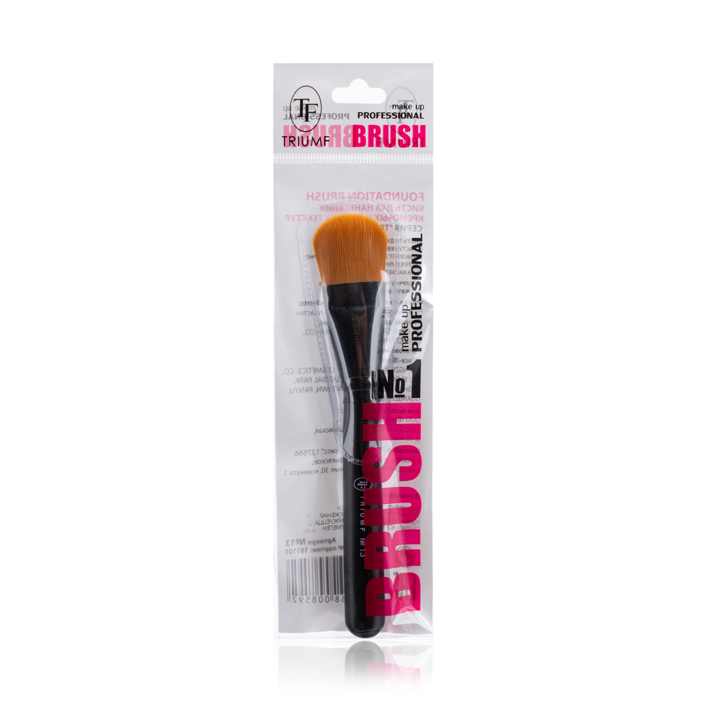 Кисть для нанесения кремовых и жидких текстур FOUNDATION BRUSH