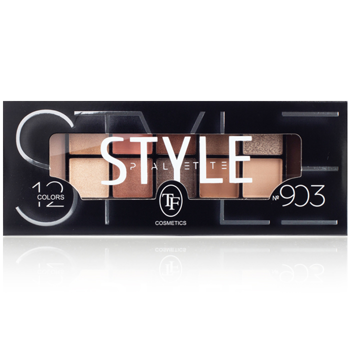 Палитра теней из 12 цветов STYLE PALETTE EYESHADOW
