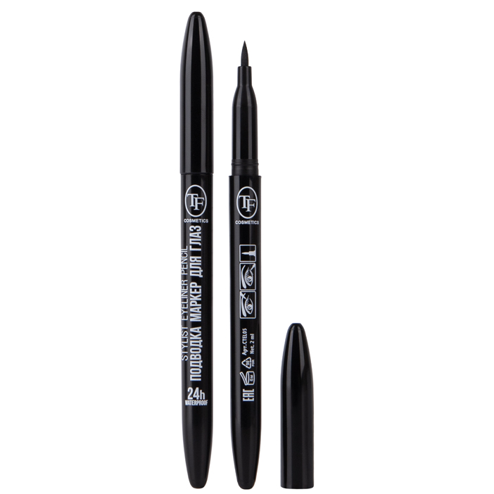 Жидкая подводка-фломастер для глаз STYLIST EYELINER PENCIL