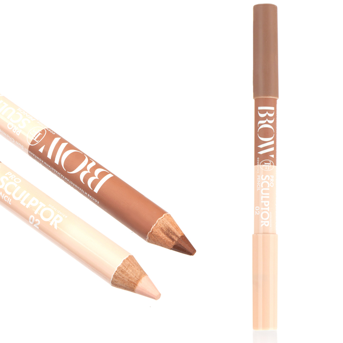 Карандаш для бровей двухсторонний BROW PRO SCULPTOR PENCIL