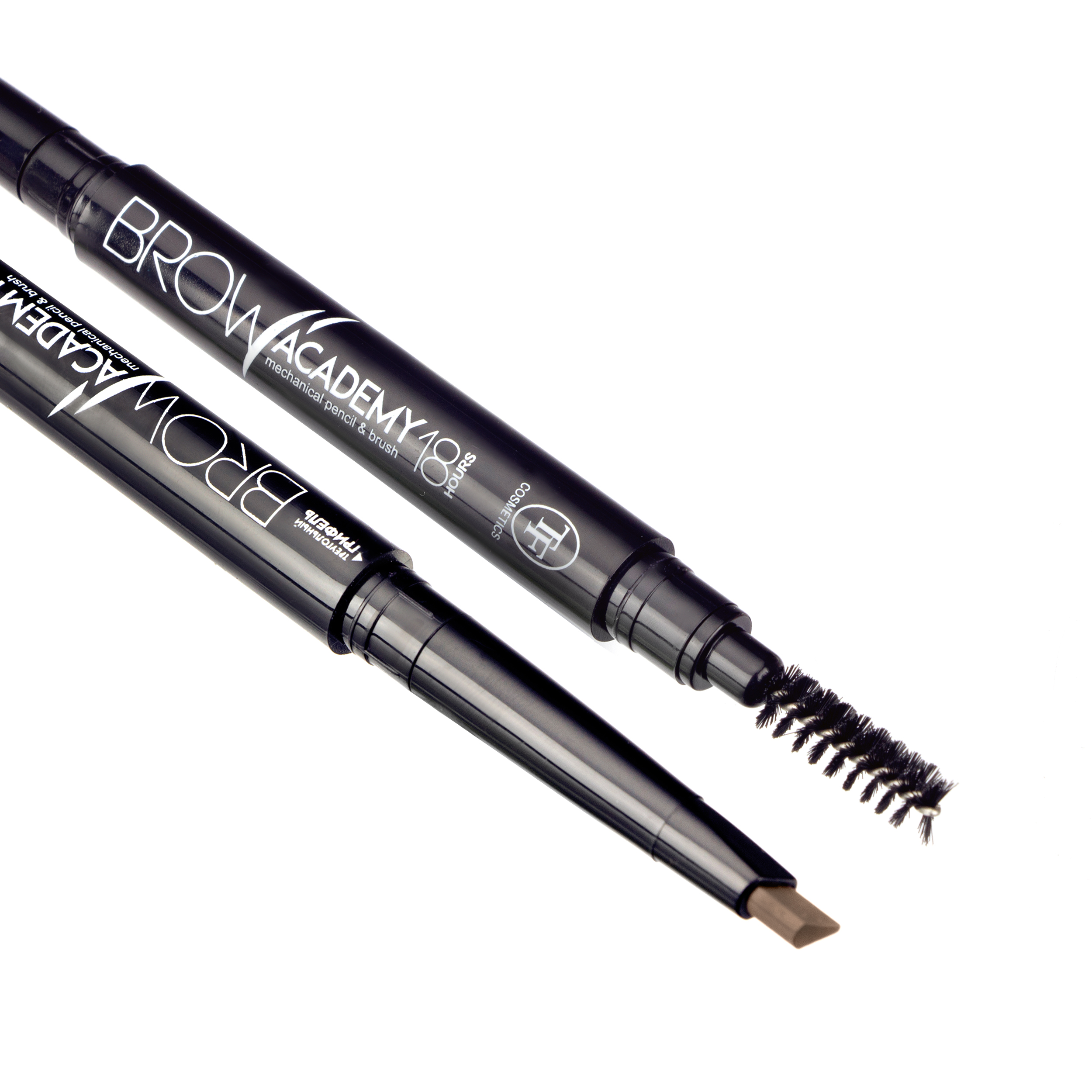 Механический карандаш для бровей со щеточкой BROW ACADEMY