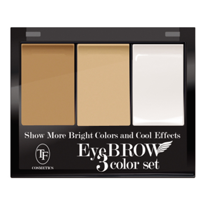 Набор теней для коррекции бровей с воском EYEBROW 3 COLOR SET