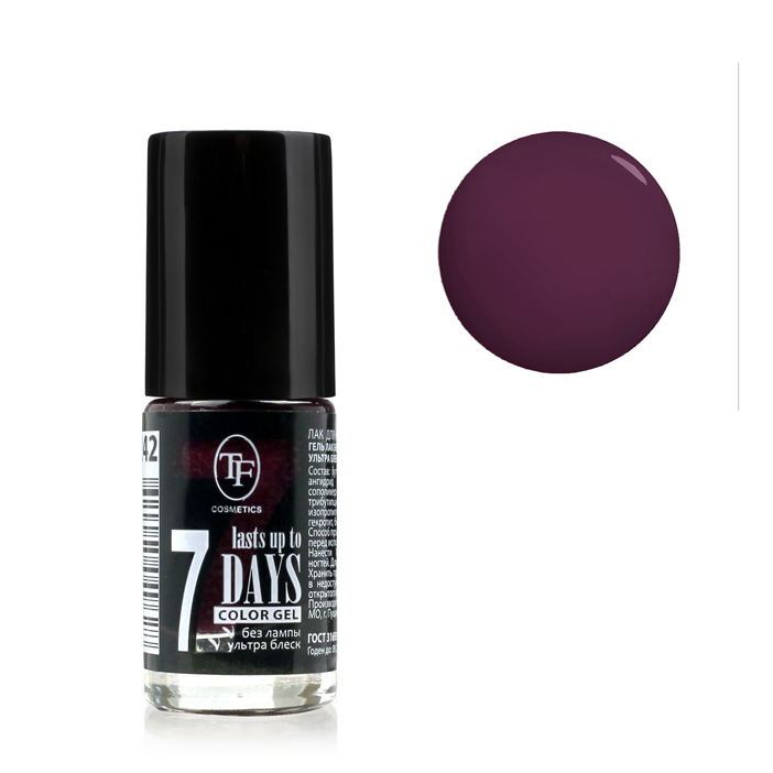 Лак для ногтей COLOR GEL 7 DAYS