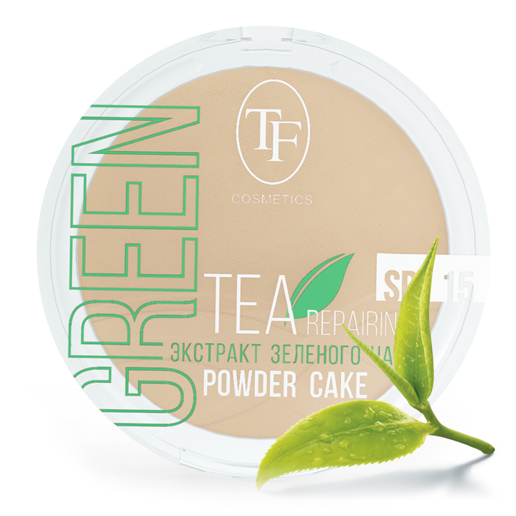 Пудра с экстрактом зеленого чая GREEN TEA REPAIRING POWDER CAKE