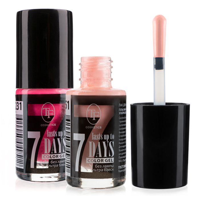 Лак для ногтей COLOR GEL 7 DAYS