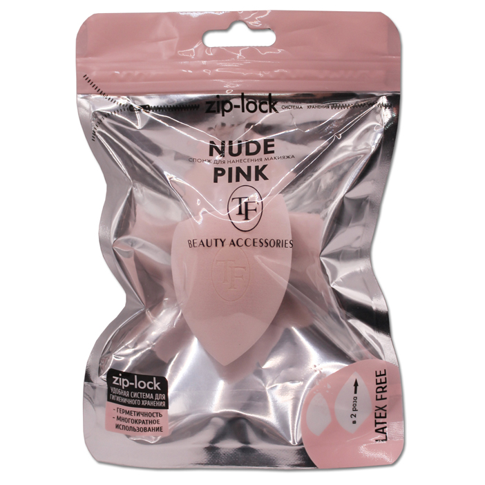 Спонж для нанесения макияжа BEAUTY SPONGE  nude pink, СТТ72